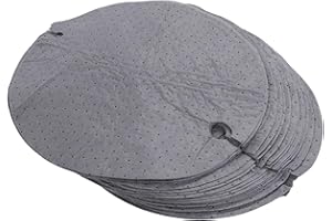 Aramox Drum Top Absorbent Pad, Polypropylene Material, 25 Oil Absorbent Pads for 55 Gallon Drums in Garages and Workshops