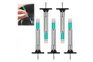 5 PCS Two-Sided Smart Color Coded Tire Tread Depth Measurement Tool - Wear Gauge With Thread Measuring for Tyres