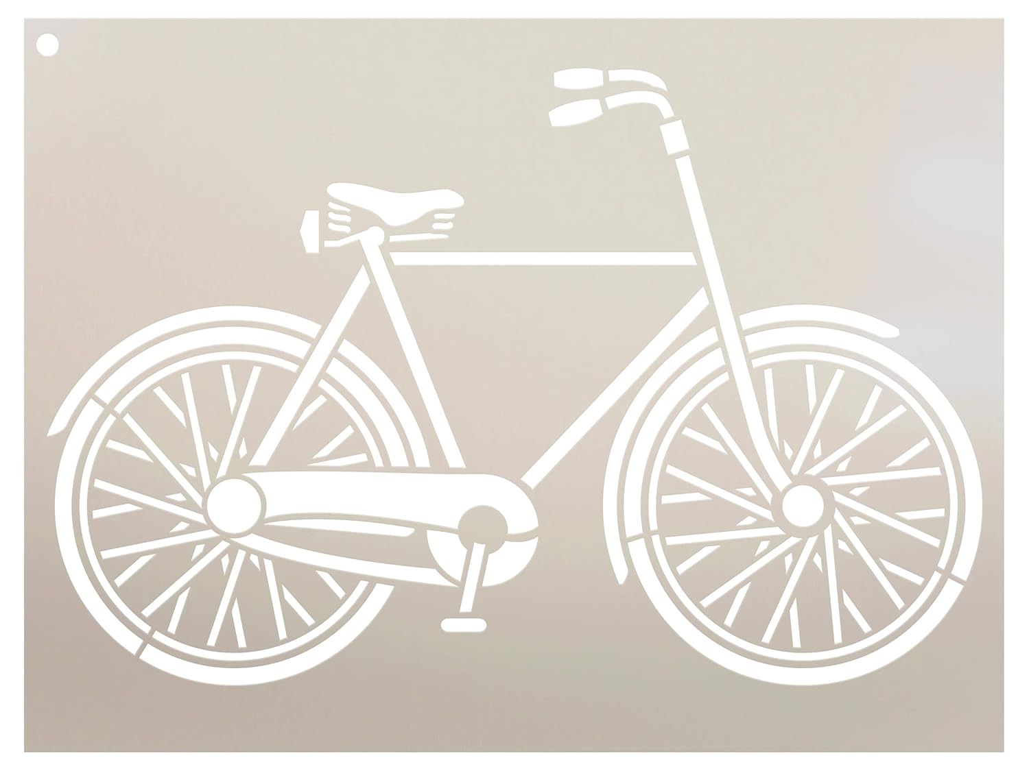 Bicycle Stencil by StudioR12 Basic Vintage Art Reusable
