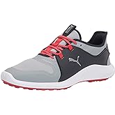 Puma Men's Ignite Fasten8 Golf Shoe, Quarry-Puma Silver-Navy Blazer, 9M