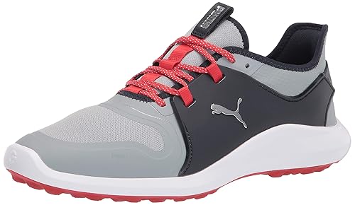 Puma Golf Men's Ignite Fasten8 Golf Shoe, Quarry/Puma Silver/Navy