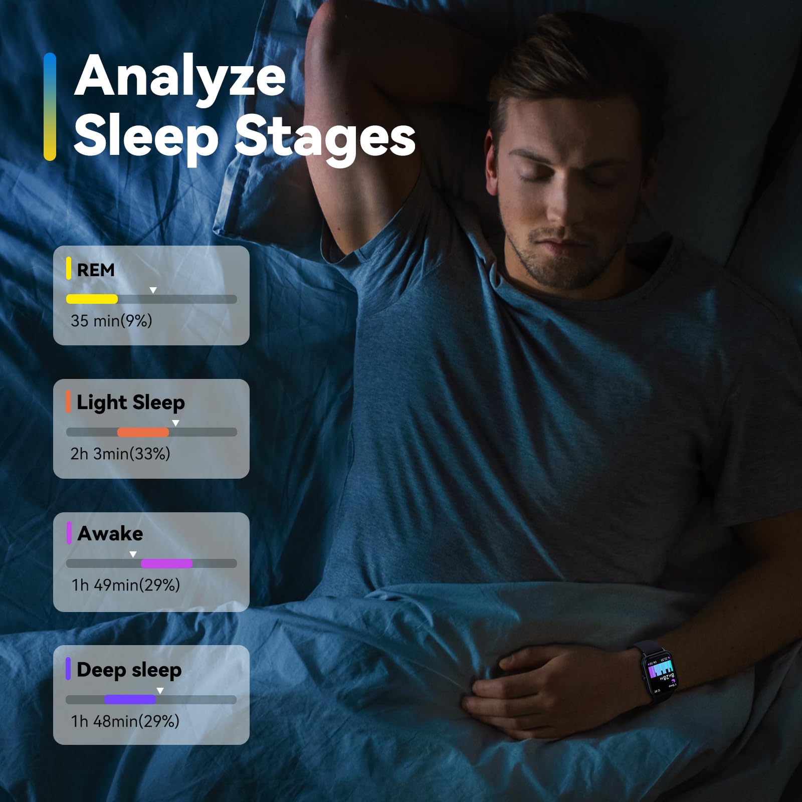 ENOMIR [2025 New] Smart Watch for Men - Alexa Built-in Fitness Tracker with Call Function&1.8