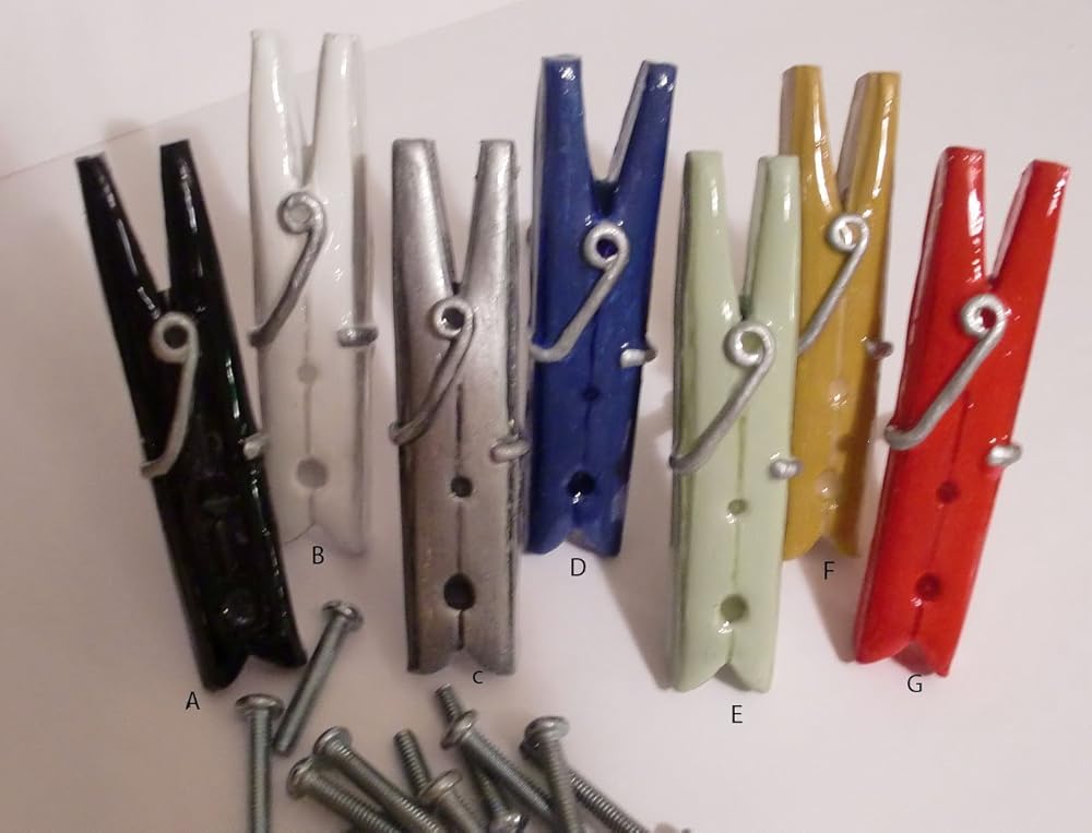 Clothes Pin Laundry Room Drawer Knobs Pulls Handmade