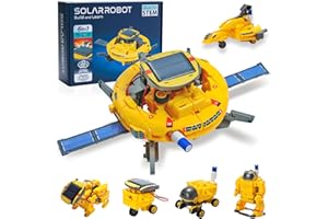 Hechify STEM Education Solar Robot Kit,Stem Toys Science Kits for Kids 8-10,Building Experiments Robotics Set for Boys Teens,
