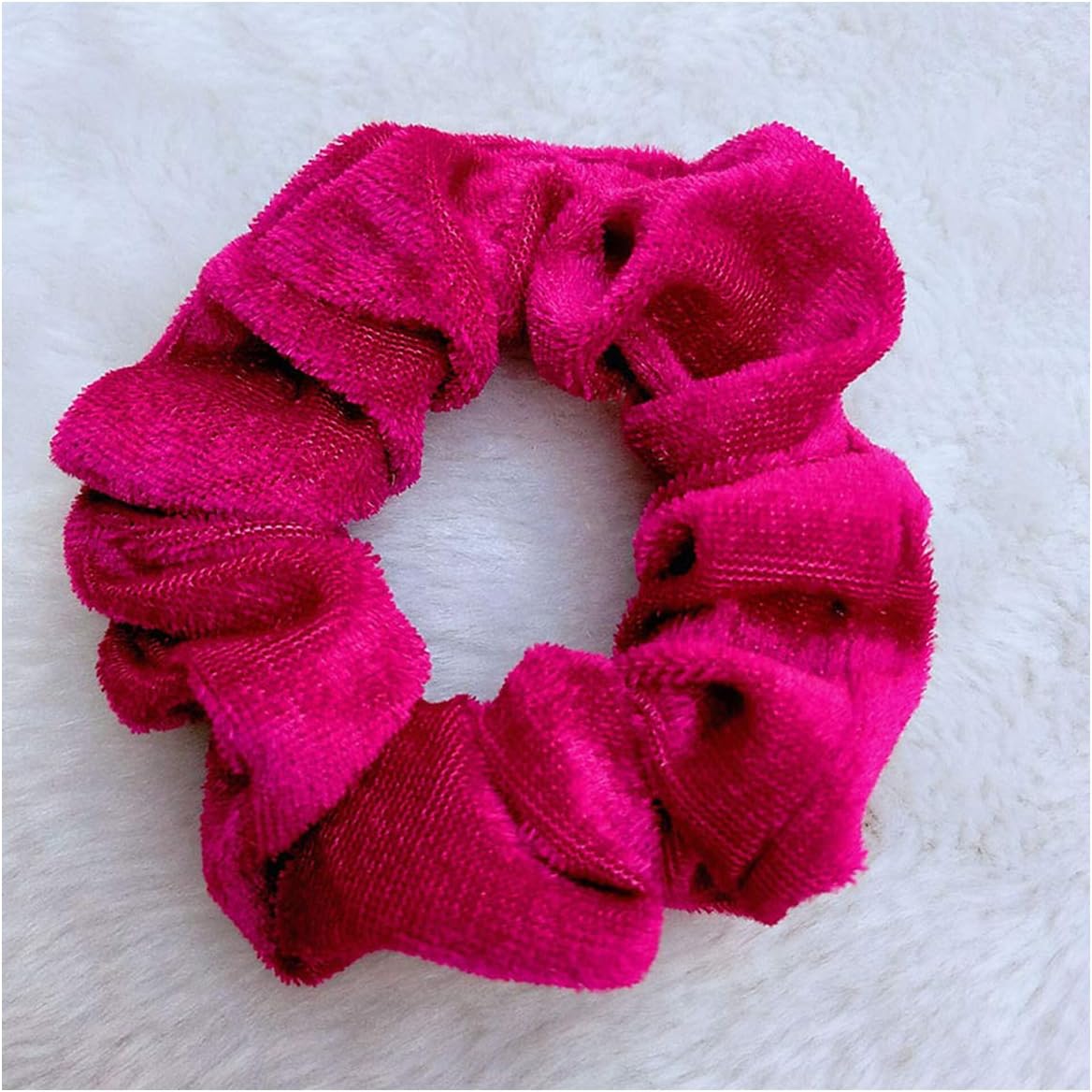 Bandas Scrunchies terciopelo Scrunchie de las mujeres del pelo de cola