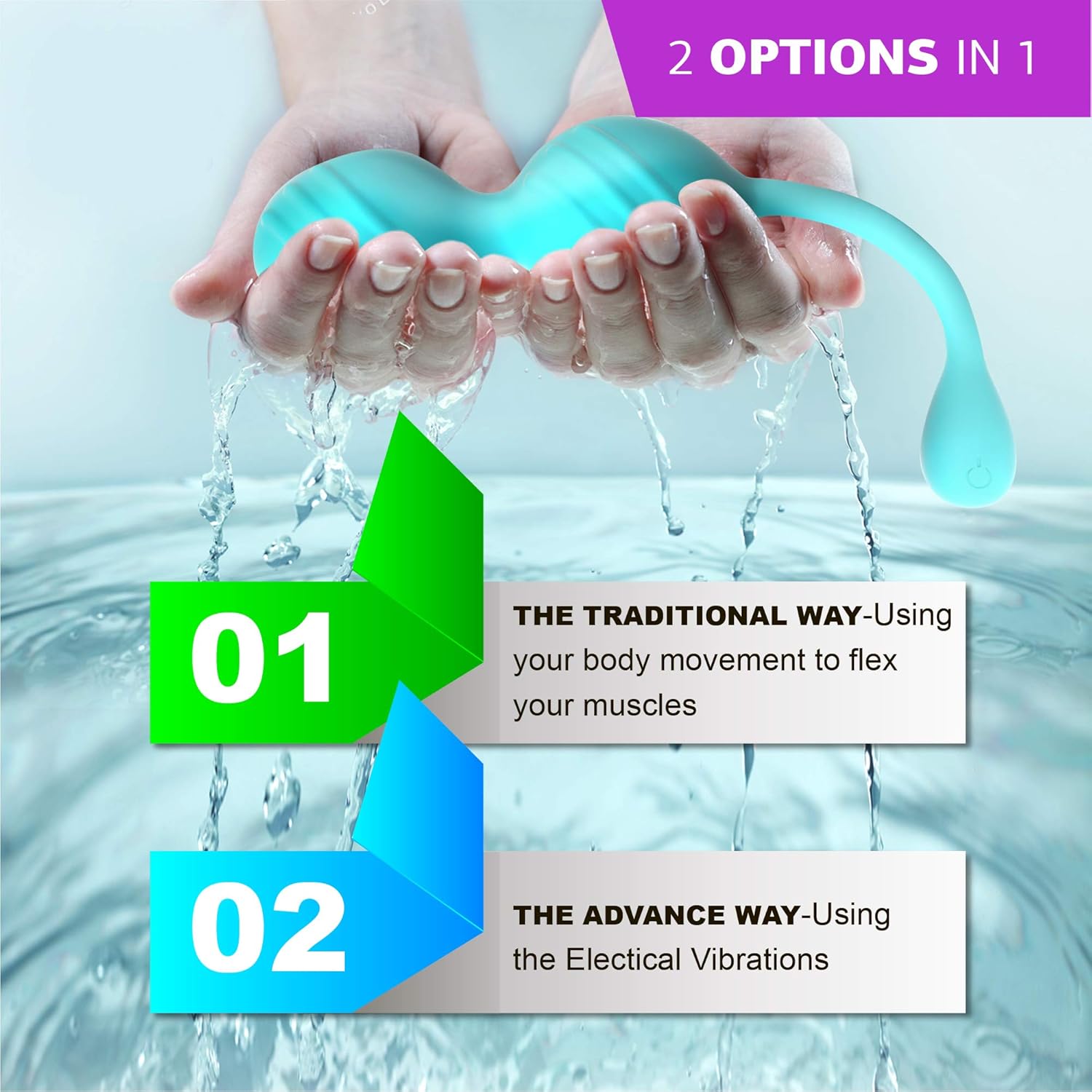 Kegel Balls for Tightening and Pleasure,10 Modes, Kegel Ben wa Balls Exerciser, Doctor Recommended Pelvic Floor strengthening Device–to Regain Bladder Control for Beginners & Advanced: Health & Personal Care