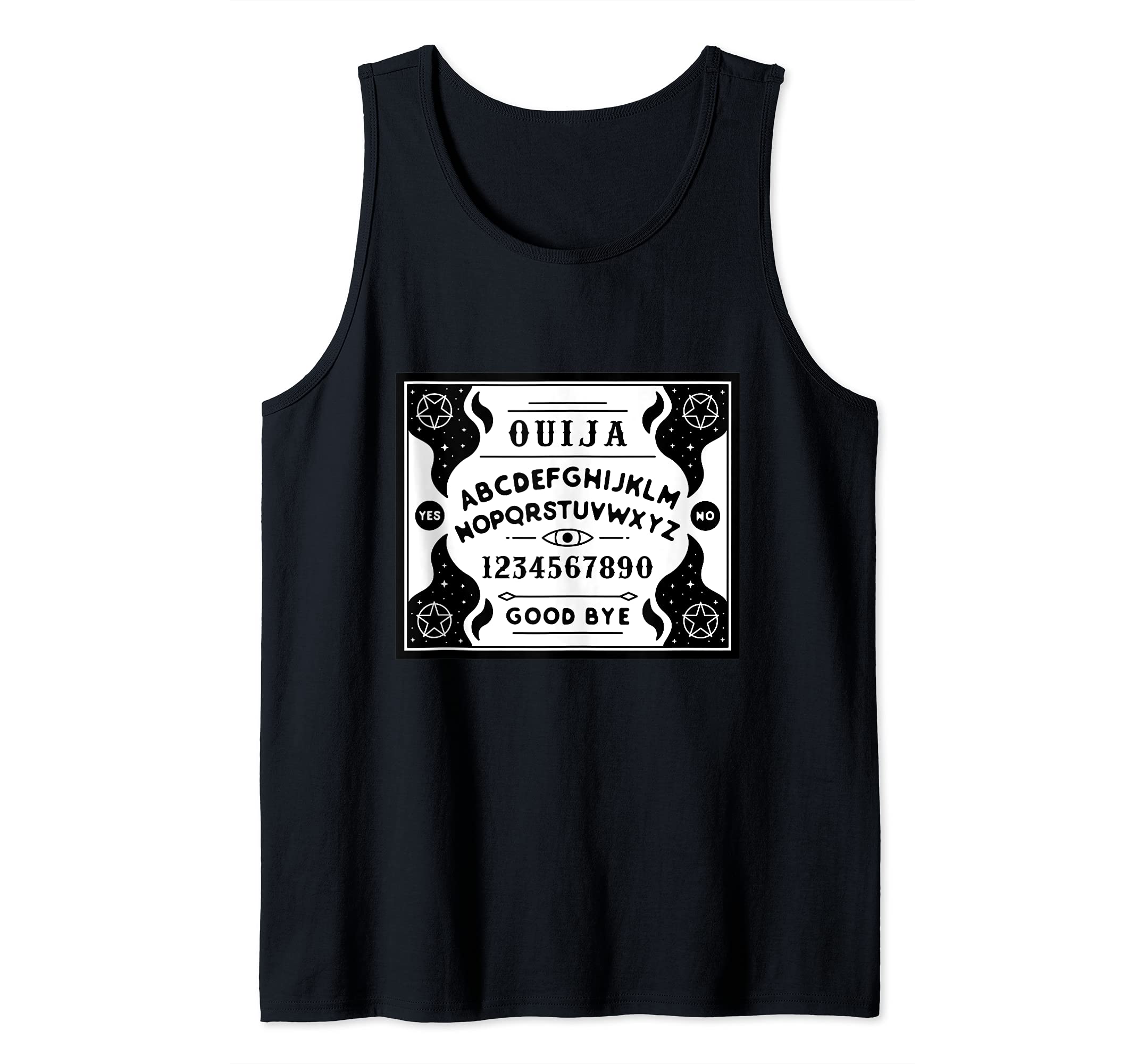 Ouija Board Creepy Horror Game Playing Halloween Art Tank Top — image 1