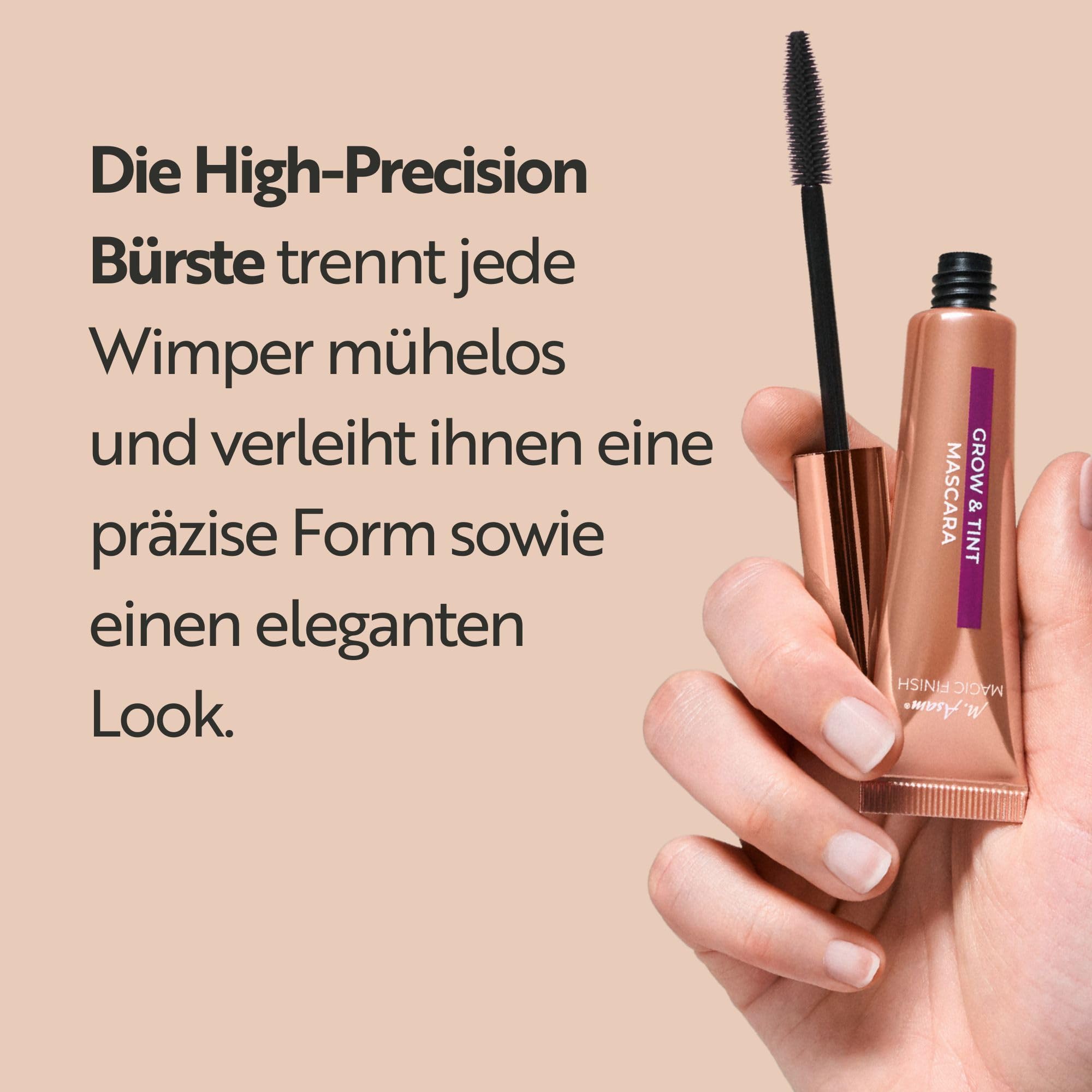 M. Asam Magic Finish Grow & Tint Mascara Deep Black (12ml) 4