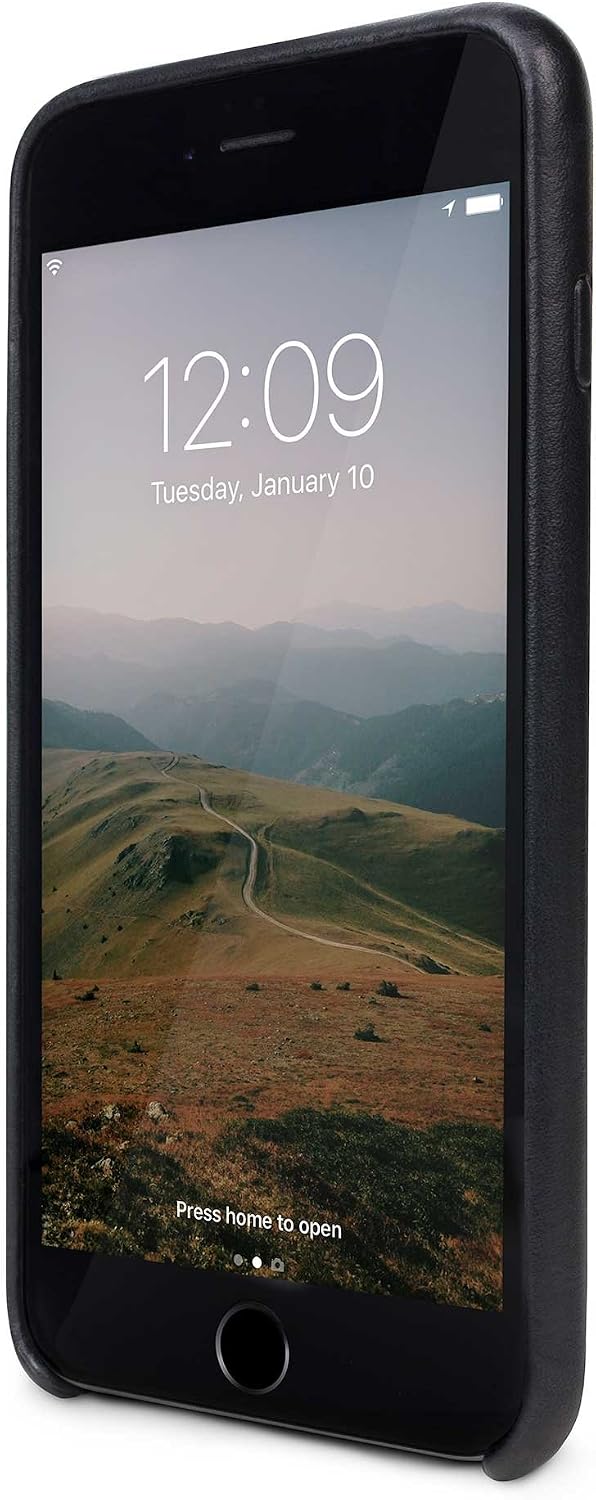Twelve South Relaxed Leather Case for iPhone 8 Plus/ 7 Plus/ 6 Plus, Black, iPhone 7 Plus/8 Plus - Image 3