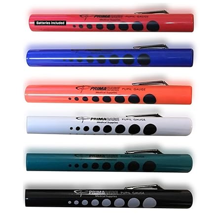 Primacare Diagnose- Pupillenleuchte mit Pupillen-Maßstab.