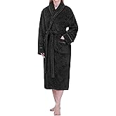 PAVILIA Women Plush Fleece Robe, Soft Textured Bathrobe, Lady Cozy Spa Long Robe