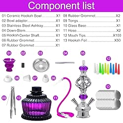 Hookah Set With Everything 15'' Shisha Hookah