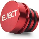 Billet Aluminum Cigarette Lighter Plug Cover, Fits All Vehicles with Standard 12 Volt Power Source (Eject)