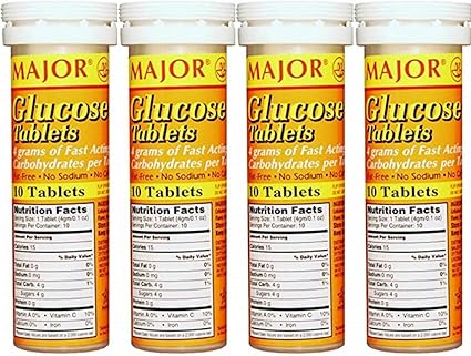 MAJOR Glucose TABS 4GM Fast Dextrose 