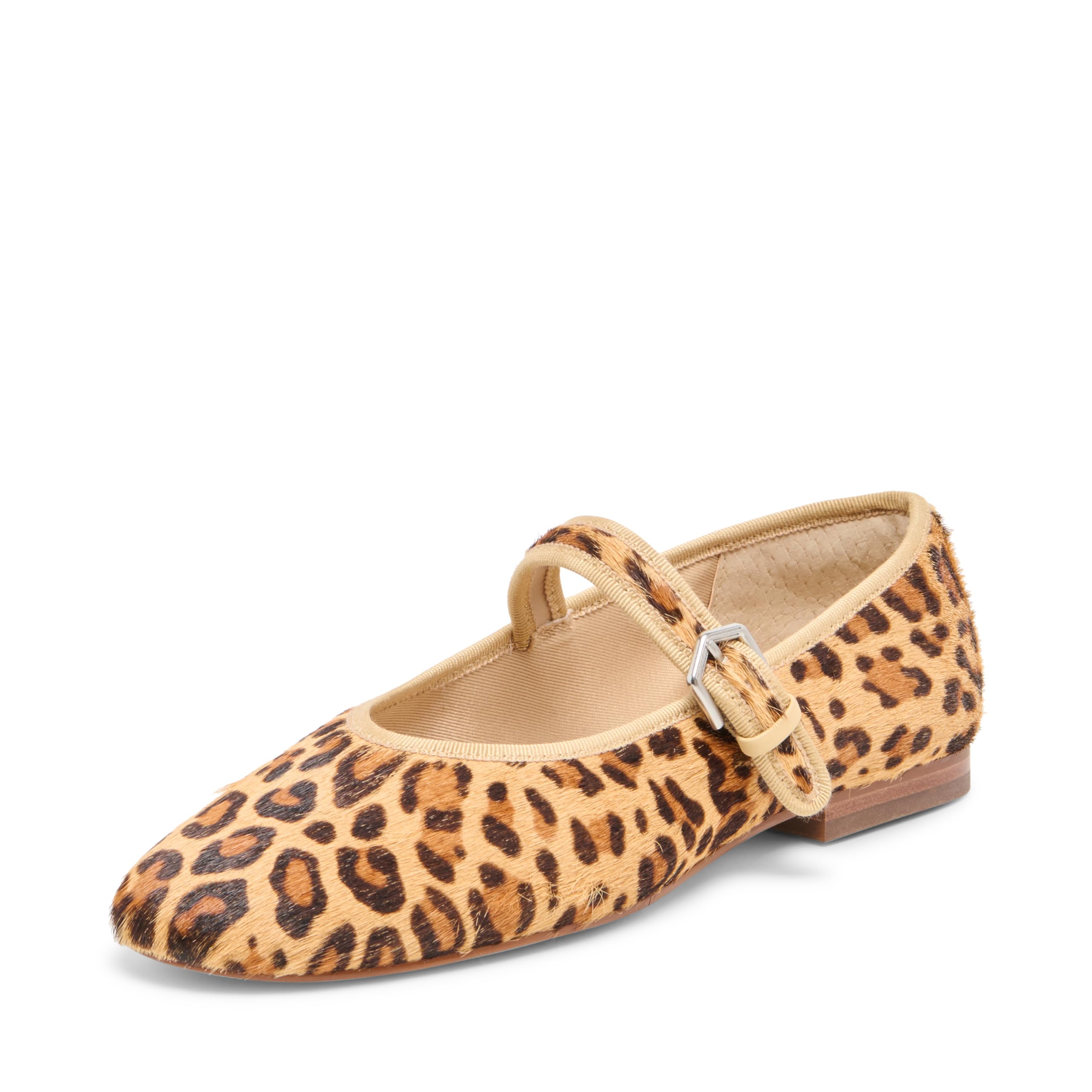 Dolce Vita Women’s Roslyn Ballet Flat, DK Leopard, 10