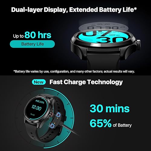 TicWatch Pro Android Smartwatch Snapdragon W5+ Gen Wear OSWear