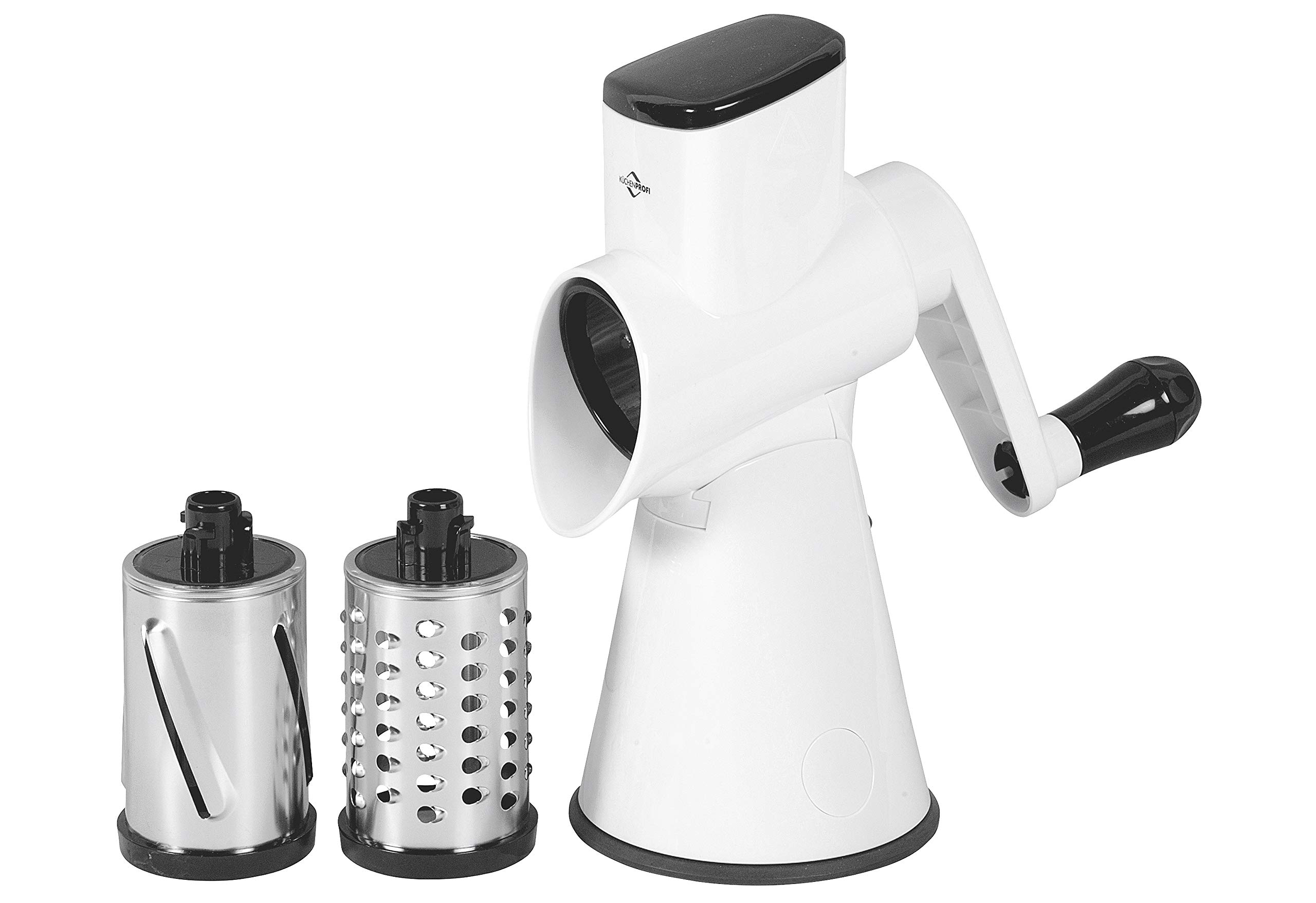 Küchenprofi Rapid-KP1310222200 Drum Grater, 18/8 Stainless Steel, White, One Size