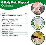 Safety First Aid Group HypaClean Body Fluid Disposal Kit in Wallet view 5