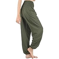 Women Pants Eight Sizes Fashion Casual Mandala Printed Elasticity Waist Loose Pl