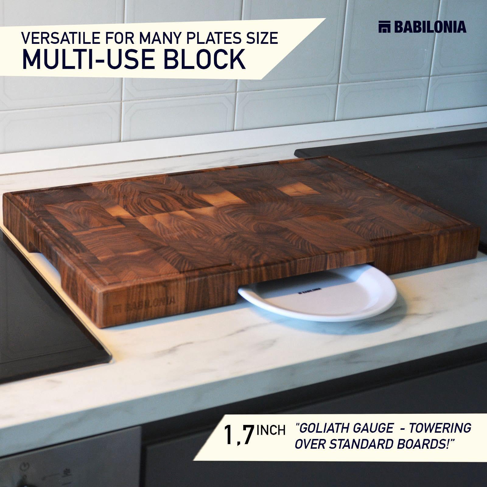 American Black Walnut Cutting Board (ExtraThick 1.7