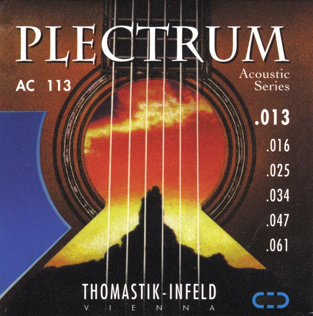 Thomastik Saiten für Akustikgitarre Plectrum Acoustic Series Satz AC111 Light .011-.050 nickelfrei
