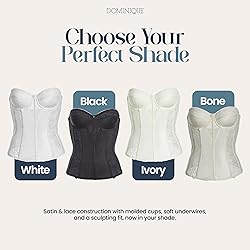 Dominique Women’s Lace Longline Corset Bustier
