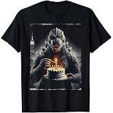 Japanese Monster Birthday Cake Funny Party Women Men Kids T-Shirt
