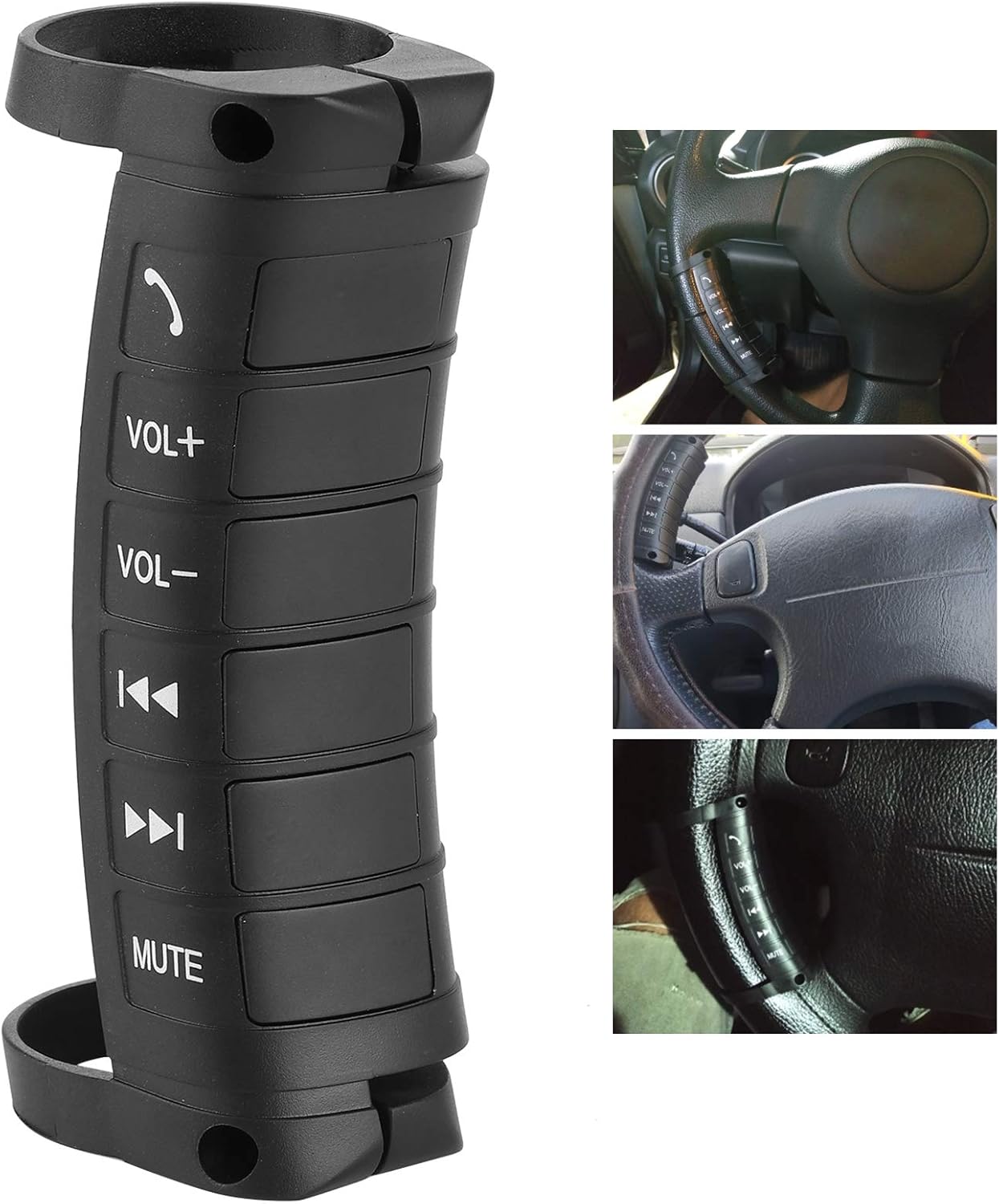 Universal Multifunction Steering Wheel Button Remote Control for DVD Players - 2 Din Controller with Customizable Functions - Image 5