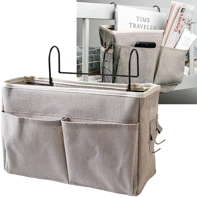 PopHMN Bolsillo de cabecera, Bolsa de Almacenamiento para Colgar Junto