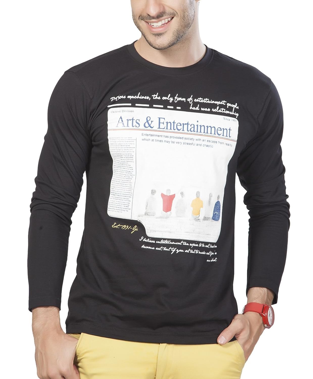 alan jones clothing men's cotton t-shirt