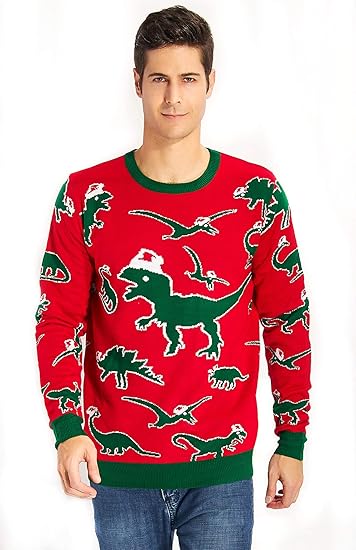 uideazone Unisex Weihnachtspullover Ugly Christmas Sweater Herren Damen Pullover Weihnachten Jumper