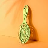 Ninabella Detangling Hair Brush Lime Green—Wet and Dry Tangle Remover view 5