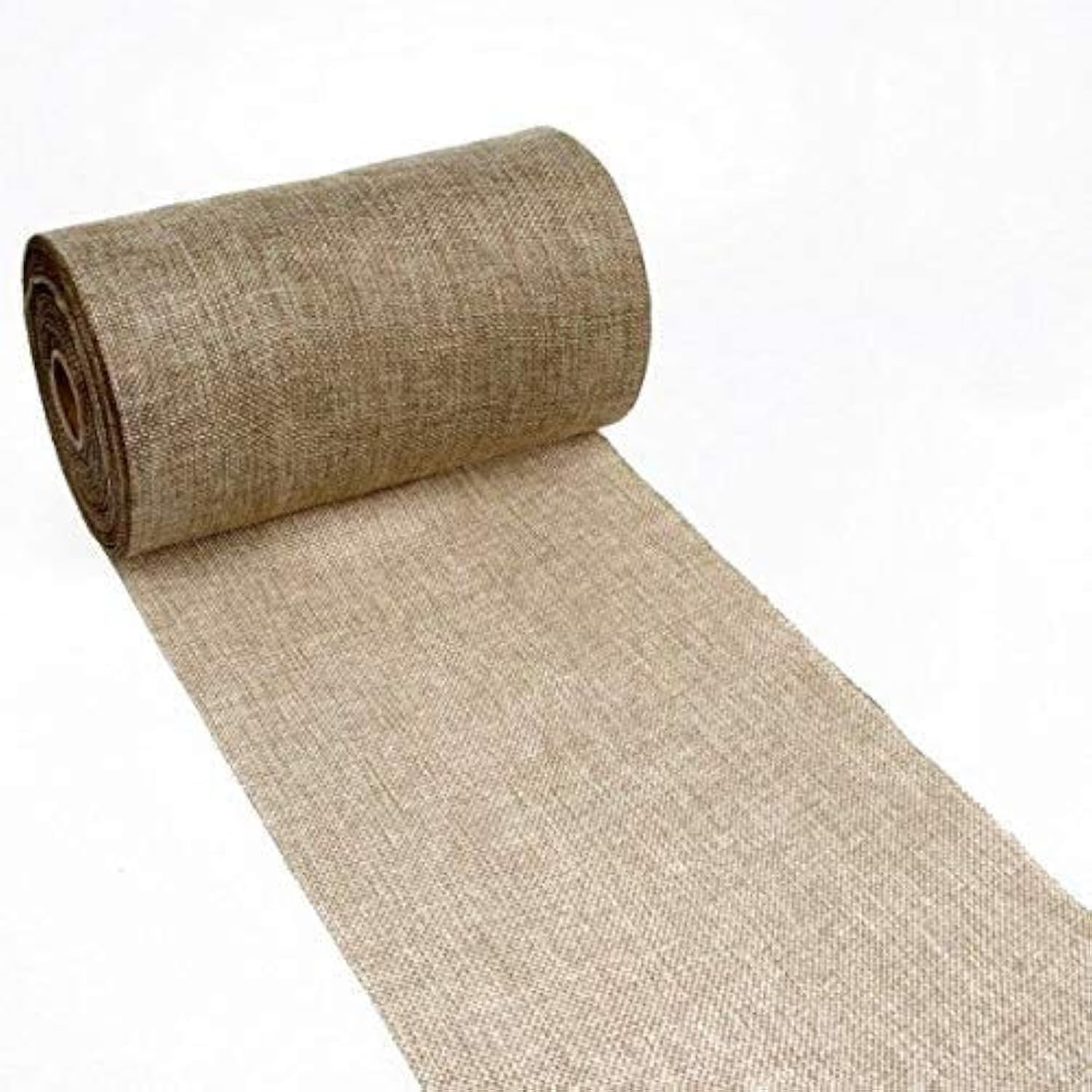 Deko AS GmbH Table Runner, Polyester, Beige, 25 m x 20 cm