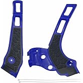 X-Grip Frame Guards Cover Protector Protection for Yamaha YZ125 YZ250 YZ250X WR125 WR250 2006-2022