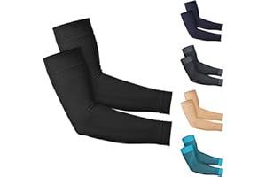 KEKING® Compression Arm Sleeves, Firm 20-30mmHg Graduated Compression Full Arm Support for Recovery, Pain Relief, Tendonitis, Golfers & Tennis Elbow Brace, Workouts Sports - Latex Free Black M