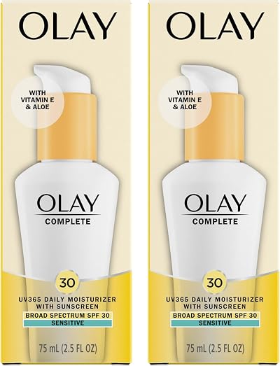 Olay Complete Defense Daily UV Moisturizer SPF 30 Sensitive Skin 2.5 oz