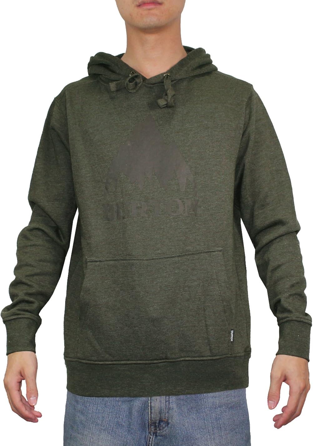 Burton Mens Surf & Skate Pullover Hoodie Sweatshirt XXL Army Green at