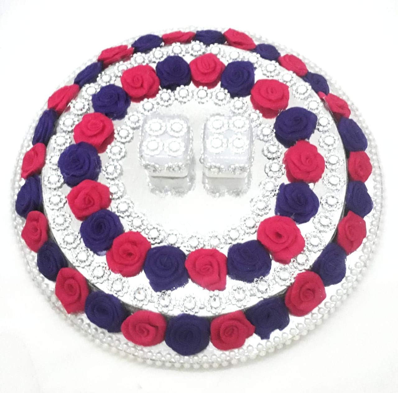 Smart Creations Wedding Ring Platter/Engagement Ring Platter/Ring Platter/Decorative Ring Platter/Ring Platter for Wedding/Ring Tray