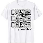 Cheer Mama Cheerleader Mom Cheer Mom Biggest Fan Mothers Day T-Shirt