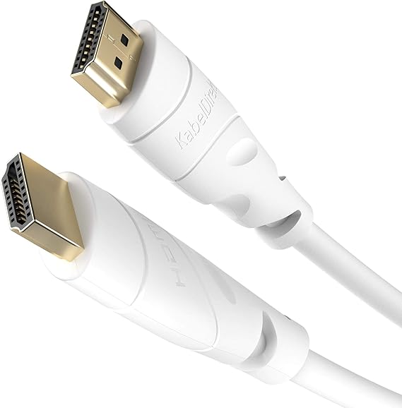 KabelDirekt weißes 4K HDMI Kabel 0,5m kompatibel Amazon.de