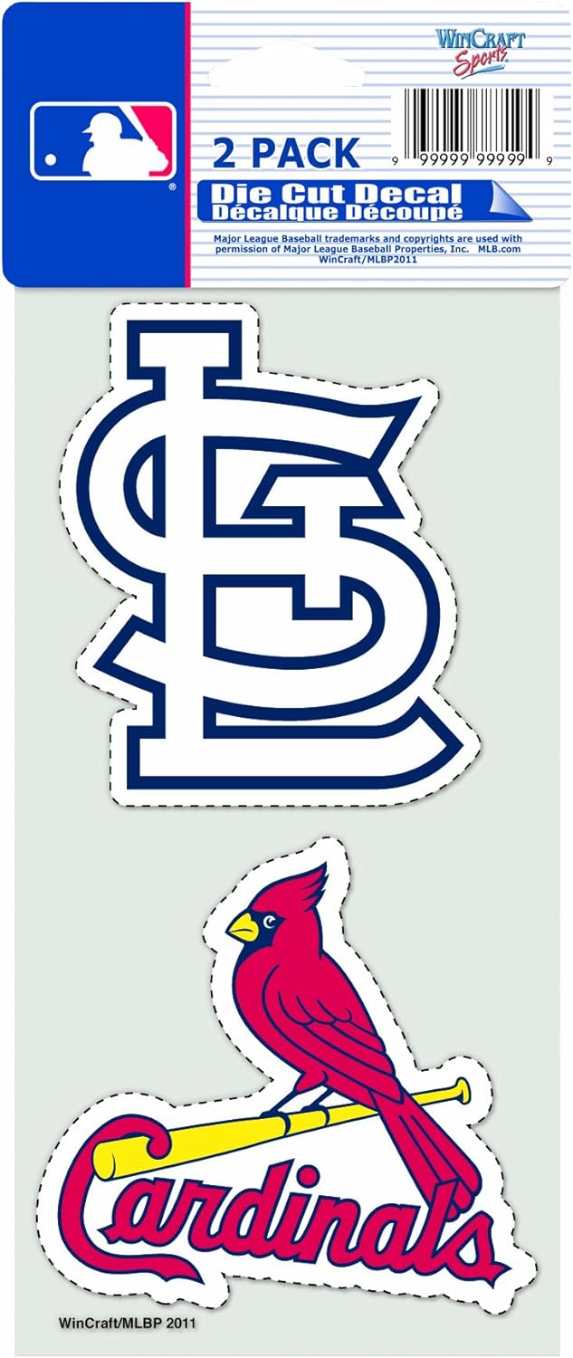 MLB 2-Piece Die-Cut Decal, 4" x 8"