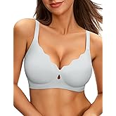 NIASOUL Wireless Bras for Women Seamless Push Up Full Coverage Bralette No Underwire Comfort Everyday T Shirts Bra