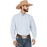 Cinch Men's Light Blue Long Sleeve Button Shirt