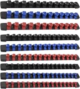Gunpla Set of 9 Socket Holders 129 Clips SAE/Metric Wall Organizer view 1