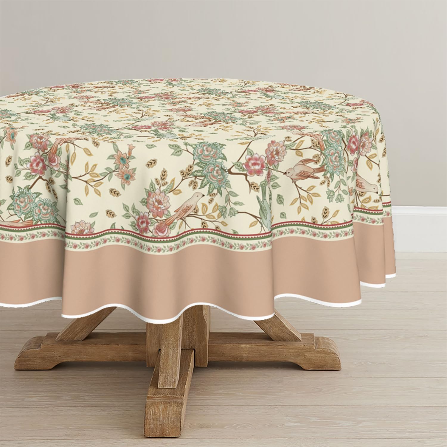 Aazon.co: Siilues Christas Tablecloth 60x84 Inch Rectangle, Red Erry Christas Trees - View #5