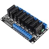 AITRIP 1PCS 8 Channel 5V Solid State Relay Module Board High Level Trigger Compatible with Arduino Uno Duemilanove MEGA2560 MEGA1280 ARM DSP PIC (1PCS)