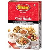 Shan Chaat Masala Seasoning Mix 3.52 oz (100g) - Spice Powder for Tangy and Spicy Garnish on Savory Snacks - Suitable for Veg