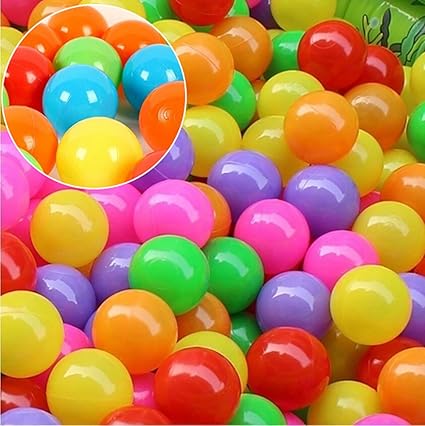 colorful soft plastic balls