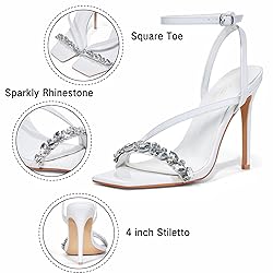 Elisabet Tang Women’s Crystal Stilettos Heeled