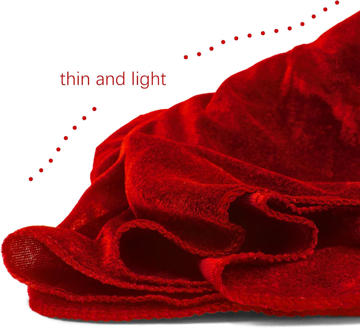 Mayplous Halloween Costumes Women Men Cosplay Long Cape Cloak Fancy Dress for Role Play (Red,100cm / 39") - Image 5